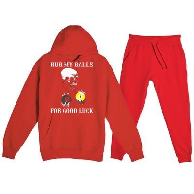 Billiards Halloween Premium Hooded Sweatsuit Set