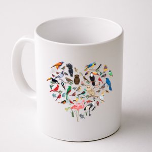 Bird Heart Birding Bird Watching Birder Bird Watcher Cute Gift Coffee Mug