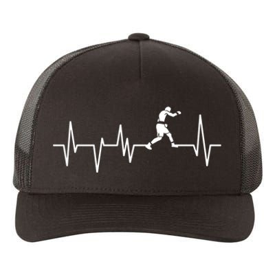 Boxer Heartbeat Boxing Gift Boxing Lover Boxing Trainer Gift Yupoong Adult 5-Panel Trucker Hat