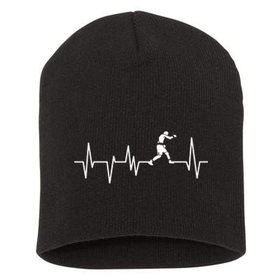 Boxer Heartbeat Boxing Gift Boxing Lover Boxing Trainer Gift Short Acrylic Beanie