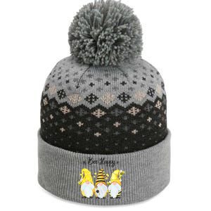 Bee Happy Bee Gnome Spring The Baniff Cuffed Pom Beanie