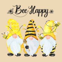 Bee Happy Bee Gnome Spring Bag