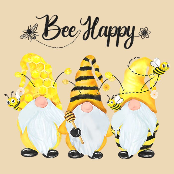 Bee Happy Bee Gnome Spring Bag
