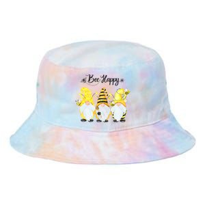 Bee Happy Bee Gnome Spring Tie Dye Newport Bucket Hat