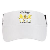 Bee Happy Bee Gnome Spring Adult Drive Performance Visor