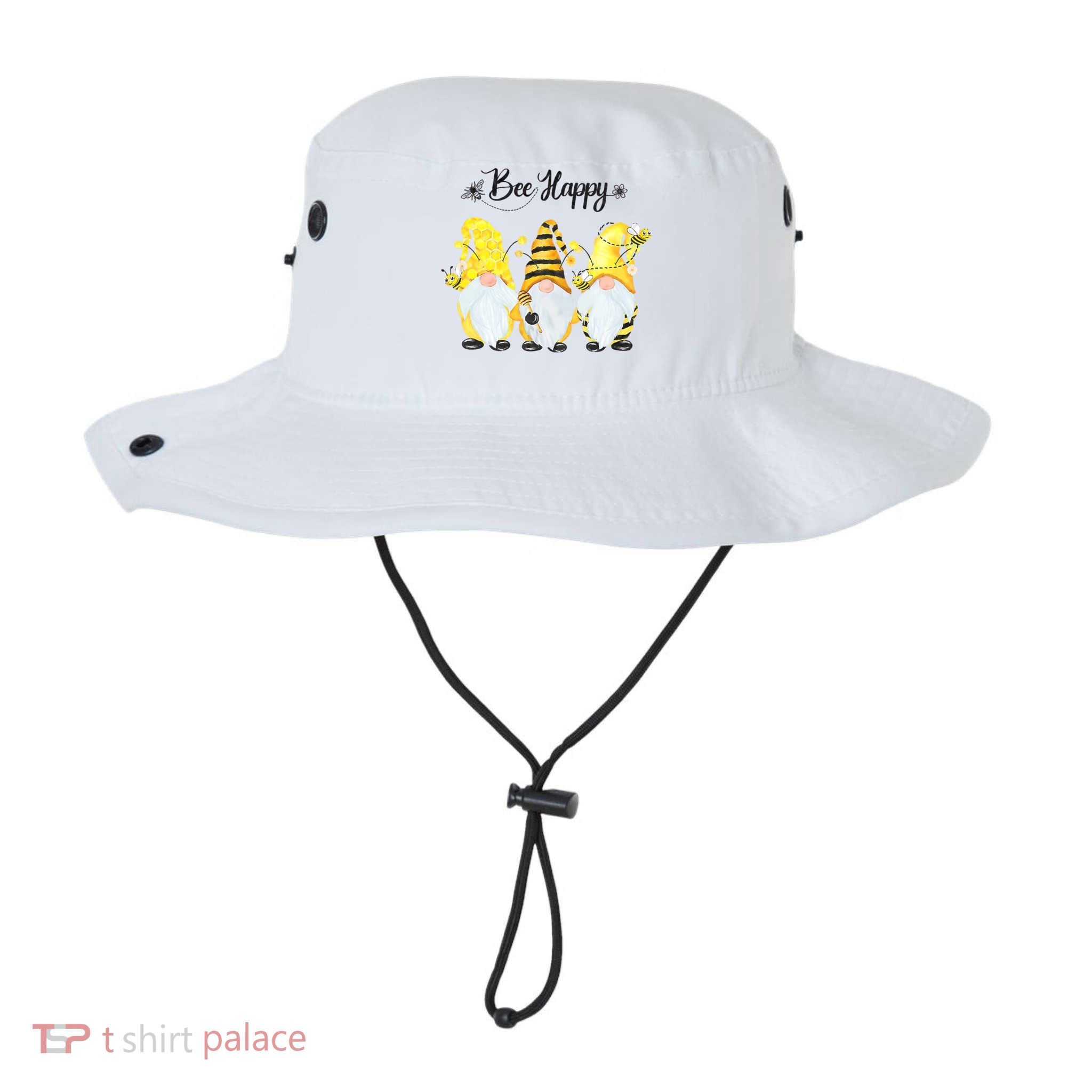 Bee Happy Bee Gnome Spring Bucket Hat