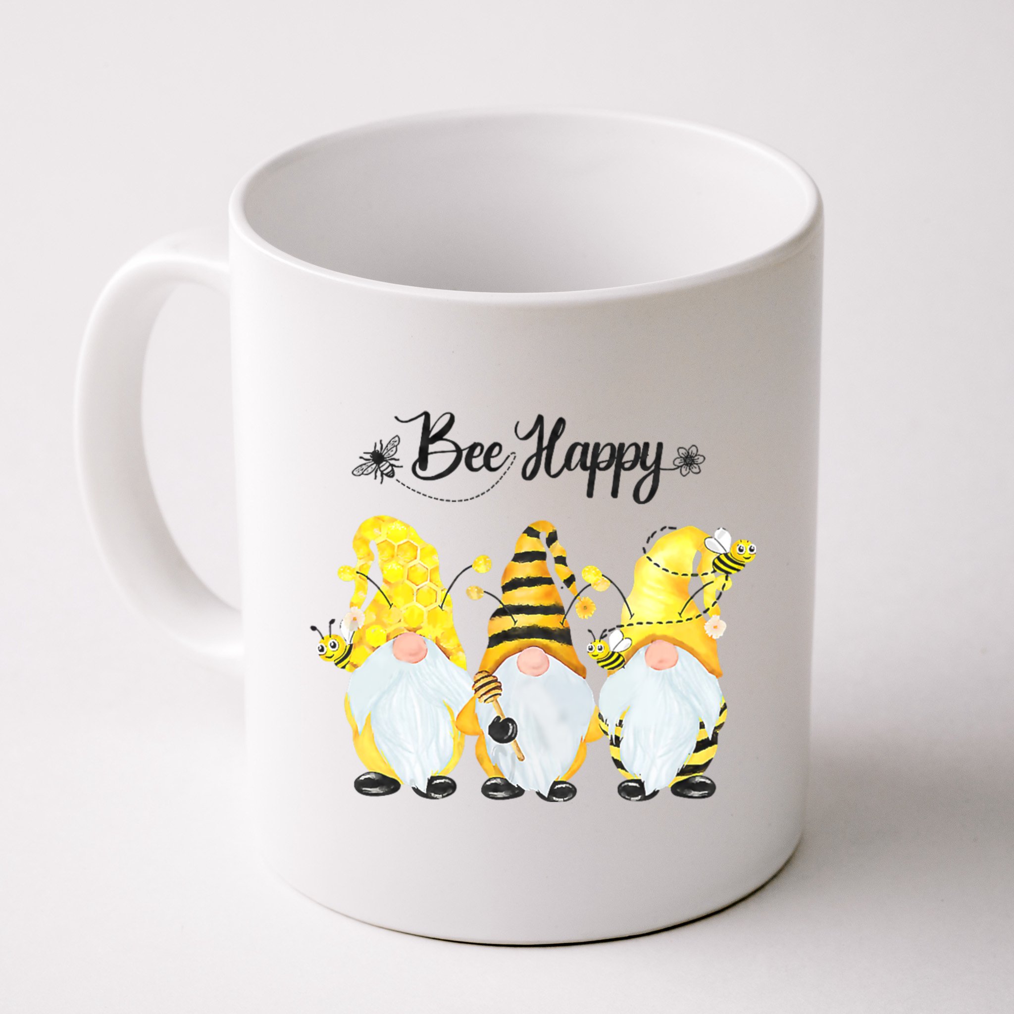 Bee Happy Bee Gnome Spring Mug