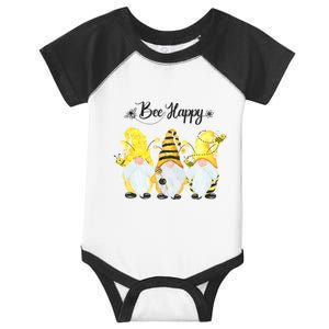 Bee Happy Bee Gnome Spring Infant Baby Jersey Bodysuit