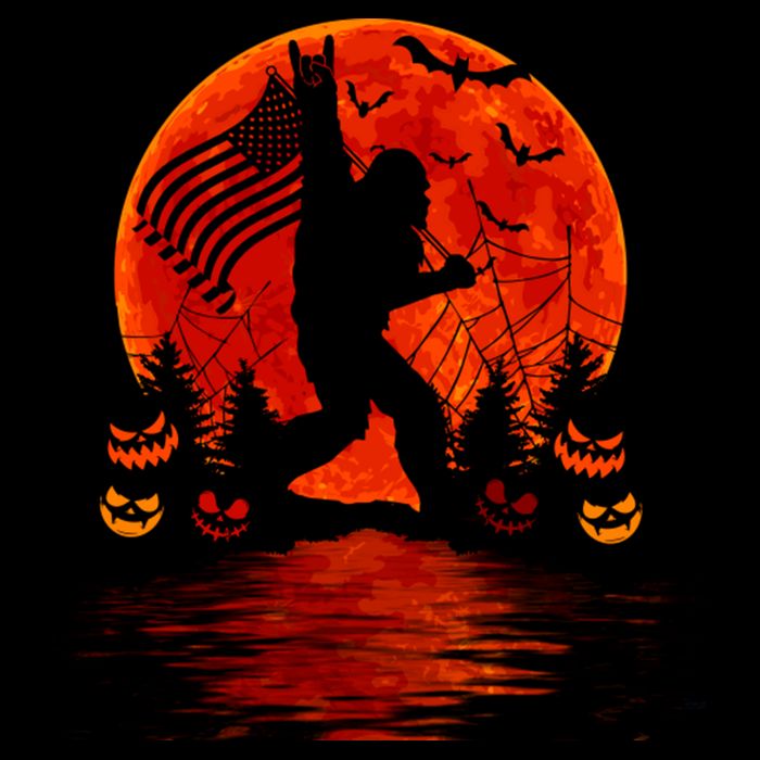 Bigfoot Halloween Bucket Hat
