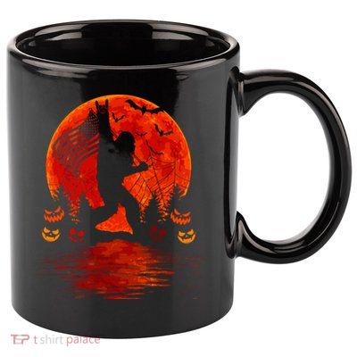 Bigfoot Halloween 11oz C Handle Ceramic Mug