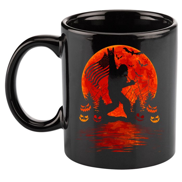 Bigfoot Halloween 11oz C Handle Ceramic Mug