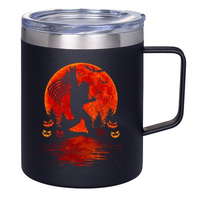 Bigfoot Halloween 12oz Stainless Steel Coffee Mug
