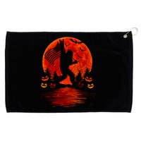 Bigfoot Halloween Grommeted Golf Towel