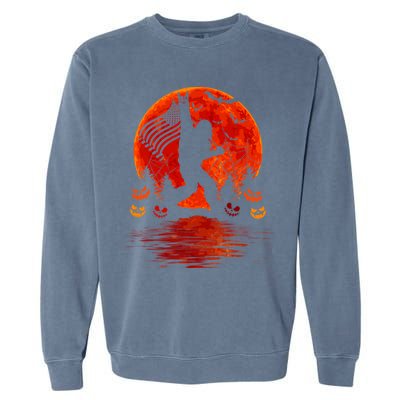Bigfoot Halloween Garment-Dyed Sweatshirt