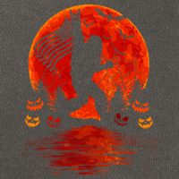 Bigfoot Halloween Cotton Canvas Backpack