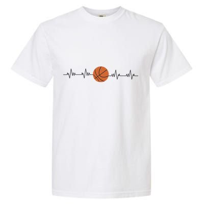 Basketball Heartbeat Garment-Dyed Heavyweight T-Shirt