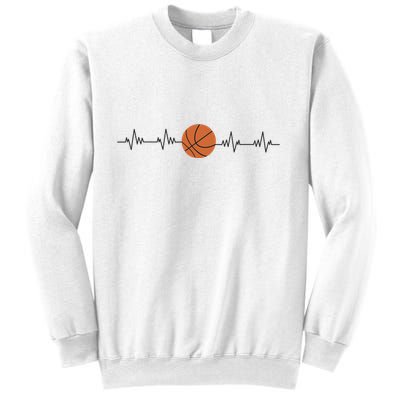 Basketball Heartbeat Sweatshirt
