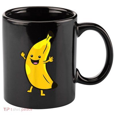 Banana Happy Banana Costume Fruit Love Bananas 11oz C Handle Ceramic Mug