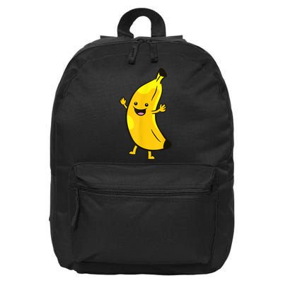Banana Happy Banana Costume Fruit Love Bananas 16 in Basic Backpack
