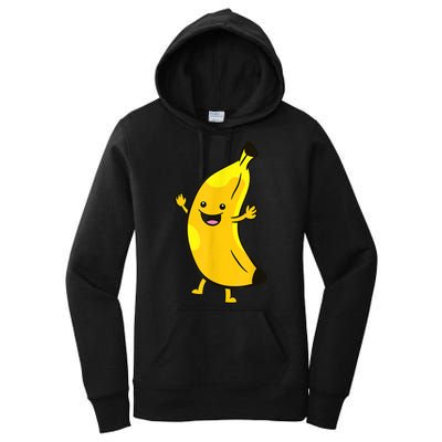 Banana Happy Banana Costume Fruit Love Bananas Women's Pullover Hoodie