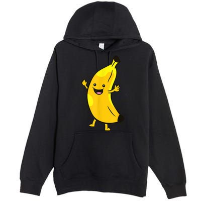 Banana Happy Banana Costume Fruit Love Bananas Premium Pullover Hoodie