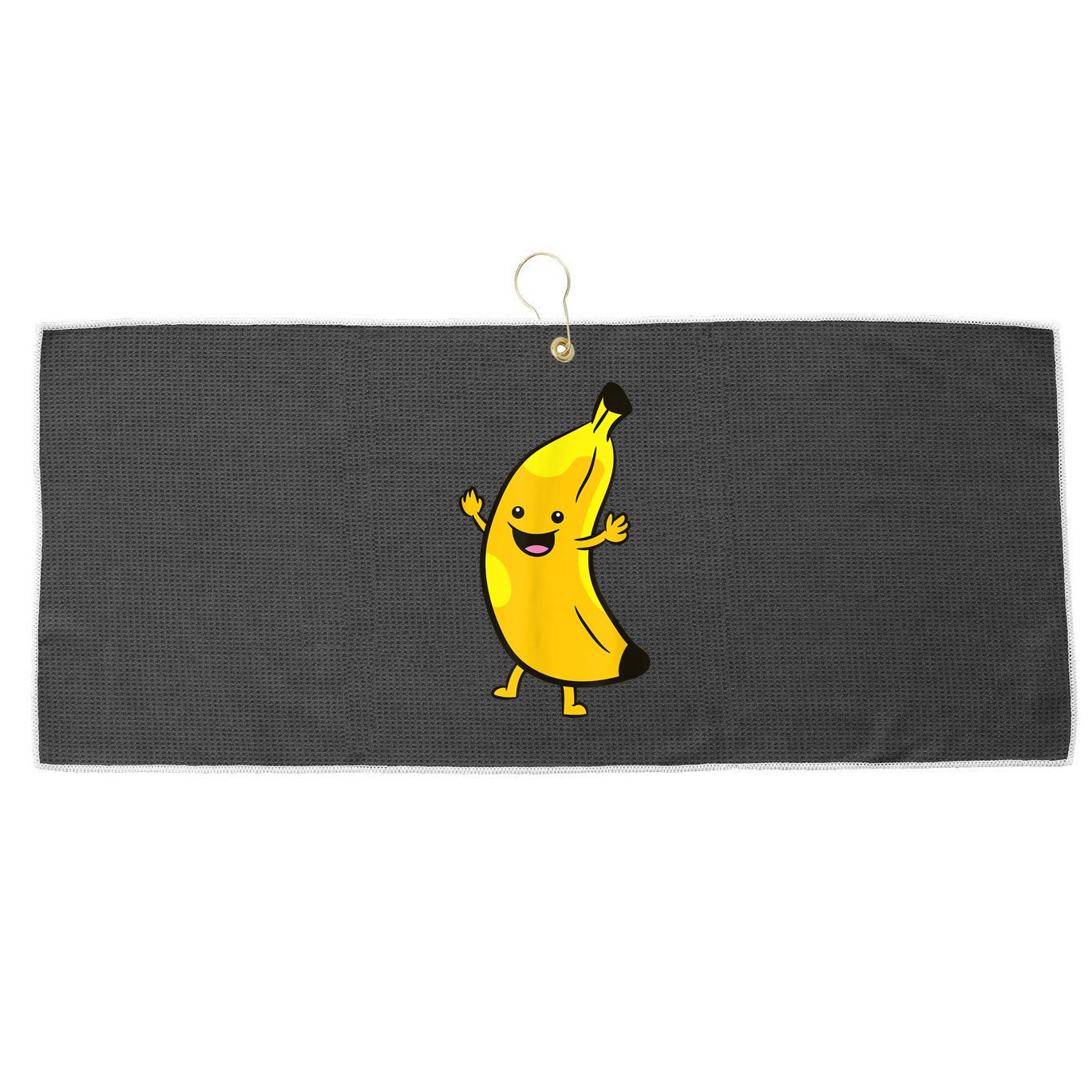 Banana Happy Banana Costume Fruit Love Bananas Large Microfiber Waffle Golf Towel