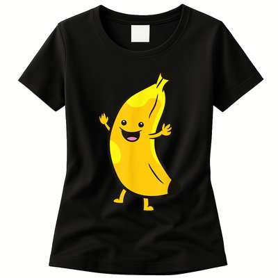 Banana Happy Banana Costume Fruit Love Bananas Womens T-Shirt