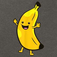 Banana Happy Banana Costume Fruit Love Bananas Cotton Canvas Backpack