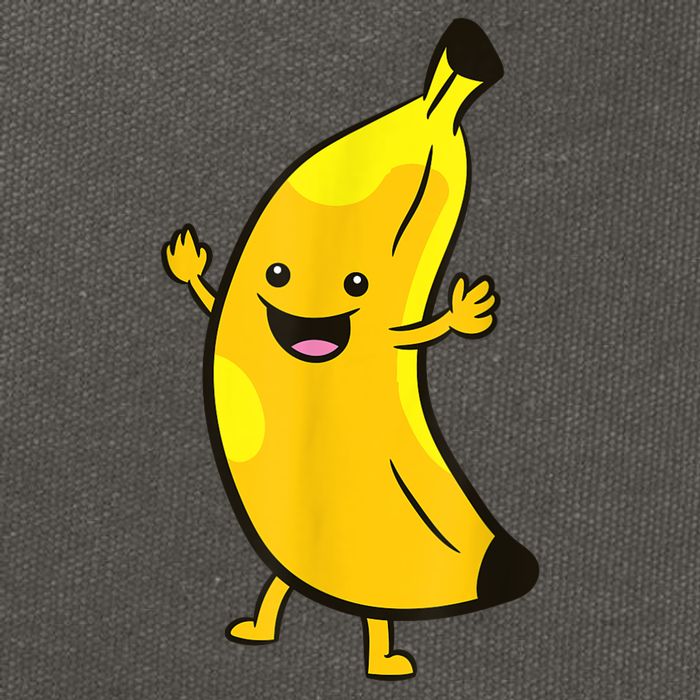 Banana Happy Banana Costume Fruit Love Bananas Cotton Canvas Backpack
