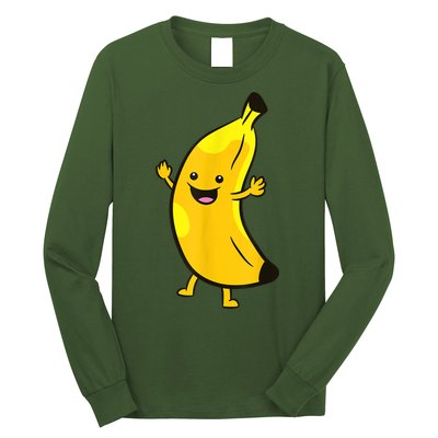 Banana Happy Banana Costume Fruit Love Bananas Long Sleeve Shirt