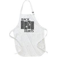 Back Hurts Full-Length Apron With Pockets