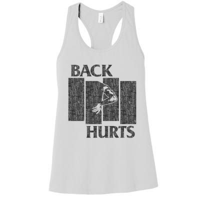 Back Hurts Women's Racerback Tank