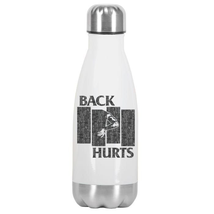 Back Hurts Stainless Steel Insulated Water Bottle