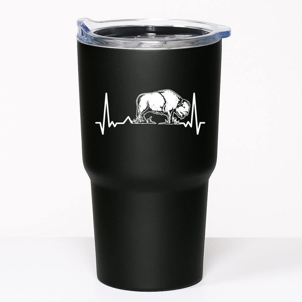 Bison Heartbeat Buffalo Tumbler