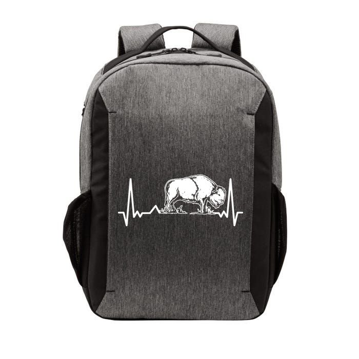 Bison Heartbeat Buffalo Vector Backpack