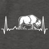 Bison Heartbeat Buffalo Vector Backpack