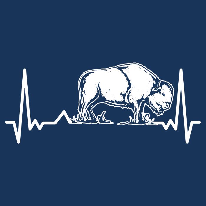 Bison Heartbeat Buffalo Cooling Performance Crew T-Shirt