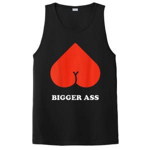 Big Heart Bigger Ass Butt Funny Sarcastic Humor Joke PosiCharge Competitor Tank