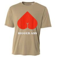 Big Heart Bigger Ass Butt Funny Sarcastic Humor Joke Cooling Performance Crew T-Shirt