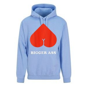 Big Heart Bigger Ass Butt Funny Sarcastic Humor Joke Unisex Surf Hoodie