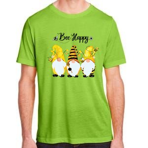 Bee Happy Bee Gnome Spring Adult ChromaSoft Performance T-Shirt