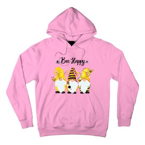 Bee Happy Bee Gnome Spring Hoodie