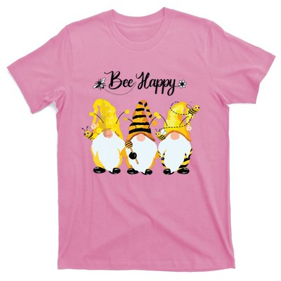 Bee Happy Bee Gnome Spring T-Shirt