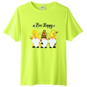 Bee Happy Bee Gnome Spring Tall Fusion ChromaSoft Performance T-Shirt