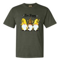 Bee Happy Bee Gnome Spring Garment-Dyed Heavyweight T-Shirt