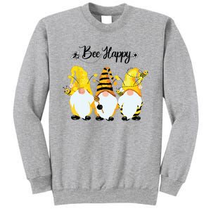 Bee Happy Bee Gnome Spring Sweatshirt