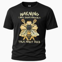 Bee Honeycomb Beekeeper Apiarist Funny Beekeeping Lover Cooling Performance Crew T-Shirt