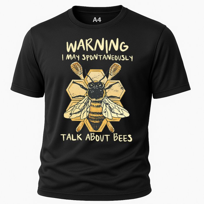 Bee Honeycomb Beekeeper Apiarist Funny Beekeeping Lover Cooling Performance Crew T-Shirt