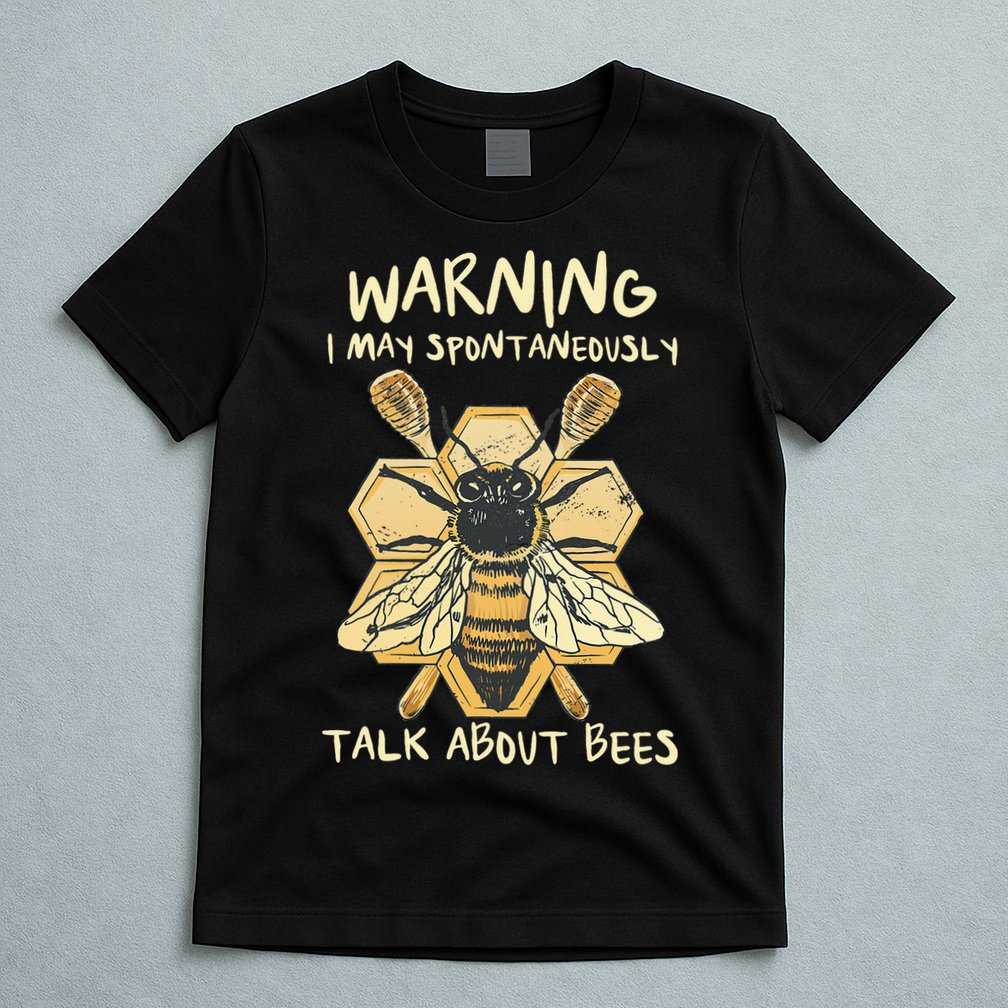Bee Honeycomb Beekeeper Apiarist Funny Beekeeping Lover T-Shirt