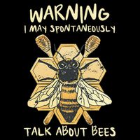 Bee Honeycomb Beekeeper Apiarist Funny Beekeeping Lover 7-Panel Snapback Hat